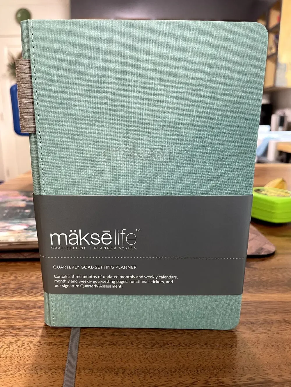 MäksēLife Quarterly Planner Goal Setting Personal Habit Tracker Reflections NEW